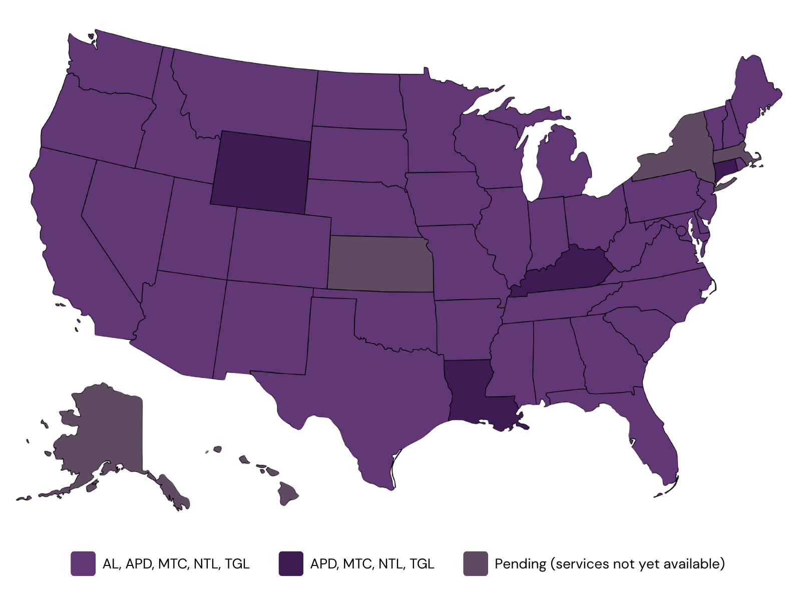 Cover Whale US Coverage Map (Q1 2026)