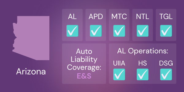 US Coverage Map LP Graphics_ARIZONA (Q1 2026)_600x300
