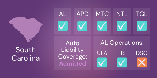 US Coverage Map LP Graphics_SOUTH CAROLINA_AL REACTIVATED (Q1 2026)_600x300